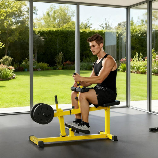 Yellow Gym Equipment for home
