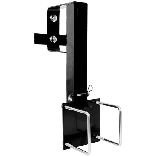 Folding Spare Tire Carrier for RV – Heavy Duty Trailer Spare Tire Mount For 4' Square Bumpers, Securely Mounting 15' and 16' spare tires