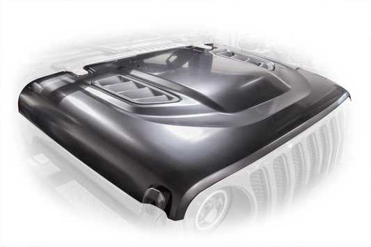 10th Anniversary Engine Hood For Jeep Wrangler JL 2018+ and Jeep Gladiator JT 2018+ ( not fit for JL 392 and JT Mojave )