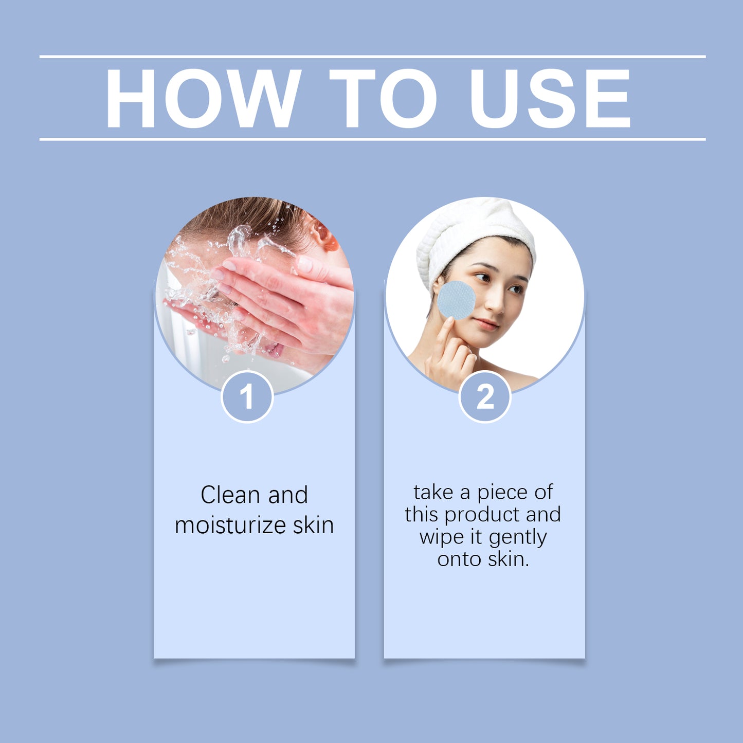 West&Month Glacier Water Soothing Pad Gently Repair Moisturizing Soothing Brightening And Nourishing Skin Shims
