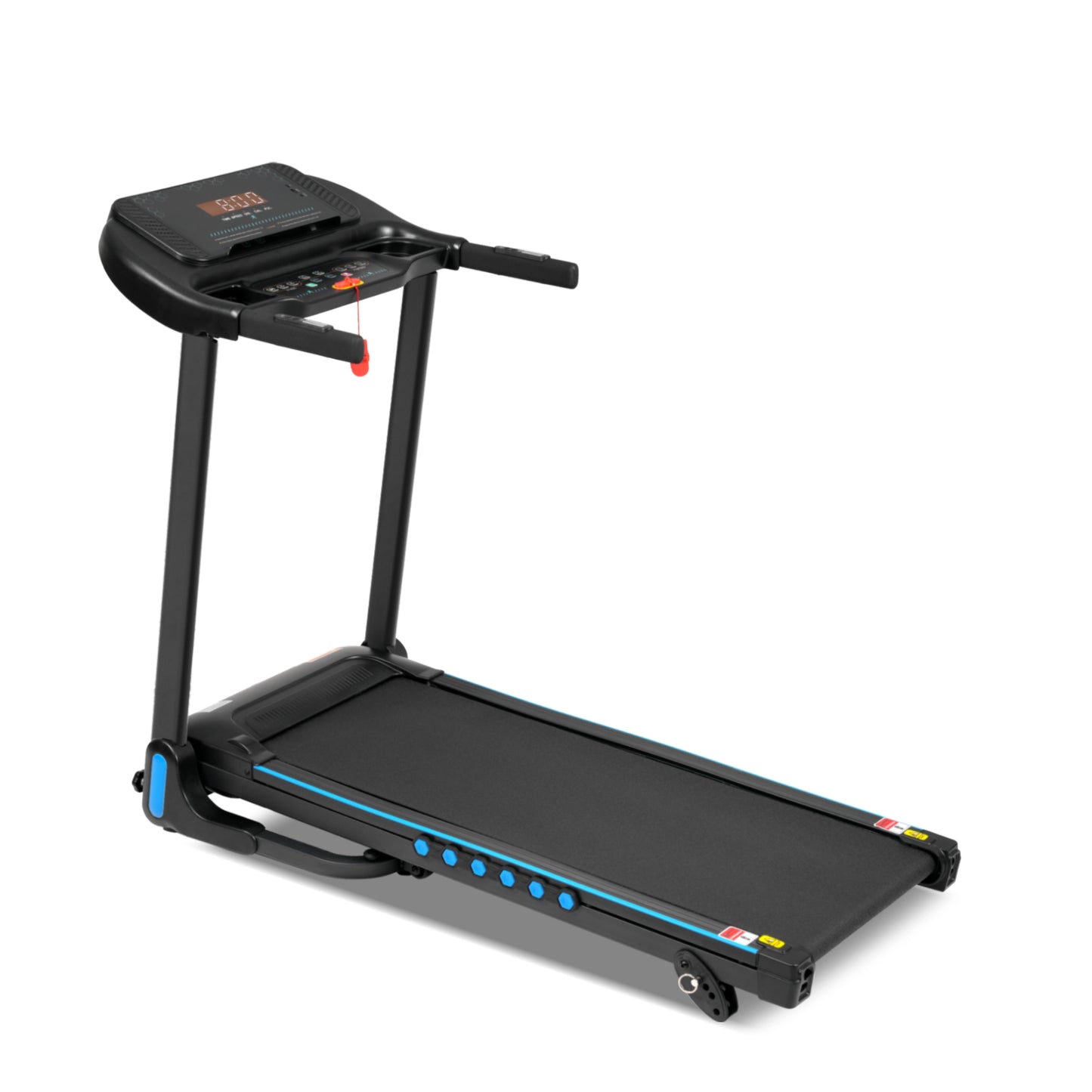 Incline Treadmill for Running & Walking, 3.0 HP Treadmills For Home 350 lbs Weight Capacity Hydraulic System Auto-Folding Treadmill with Type C & USB Charge For Android, 10MPH, Bluetooth Speaker