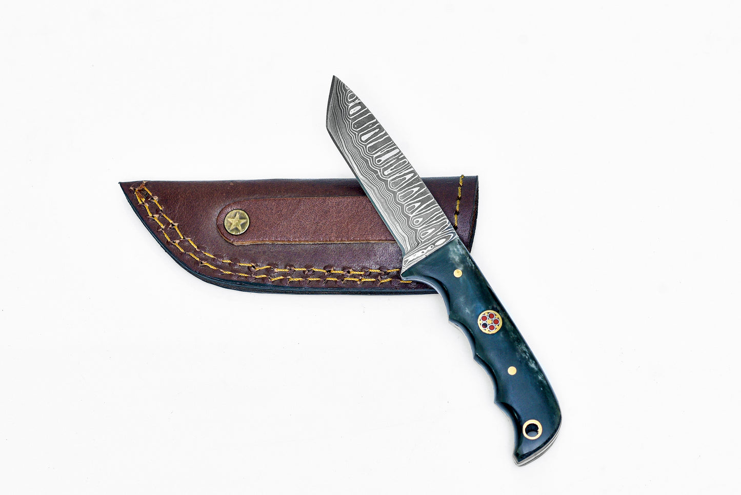Damascus Steel EDC Style Tanto Compacto TD-10xs