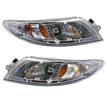 Headlights Assembly Compatible With International Durastar 4200 4300 4400 4900 2002-2018 Pair