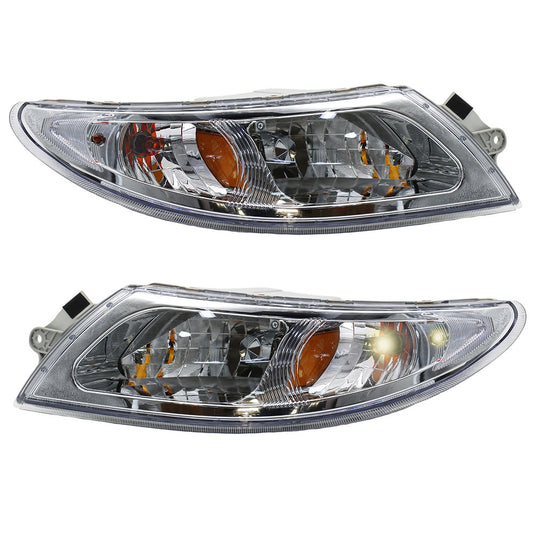 Headlights Assembly Compatible With International Durastar 4200 4300 4400 4900 2002-2018 Pair