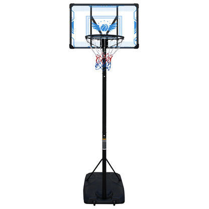 Basketball Hoop Adjustable Height 4.74-10 FT, Portable Basketball Stand for Outdoor&Indoor