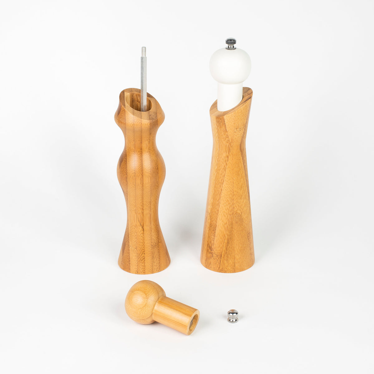 Bamboo Mr. & Ms. SALT & PEPPER MILLS