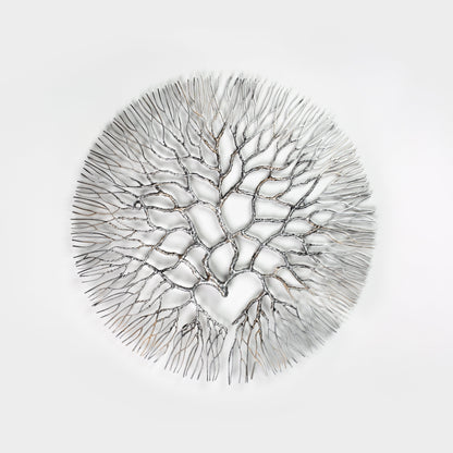 Metal Wall Art: Median Wrought Iron Coral  17"