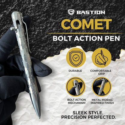 COMET - TITANIUM - BASTION® BOLT ACTION PEN