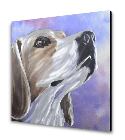 The Proud Beagle Metal Wall Art
