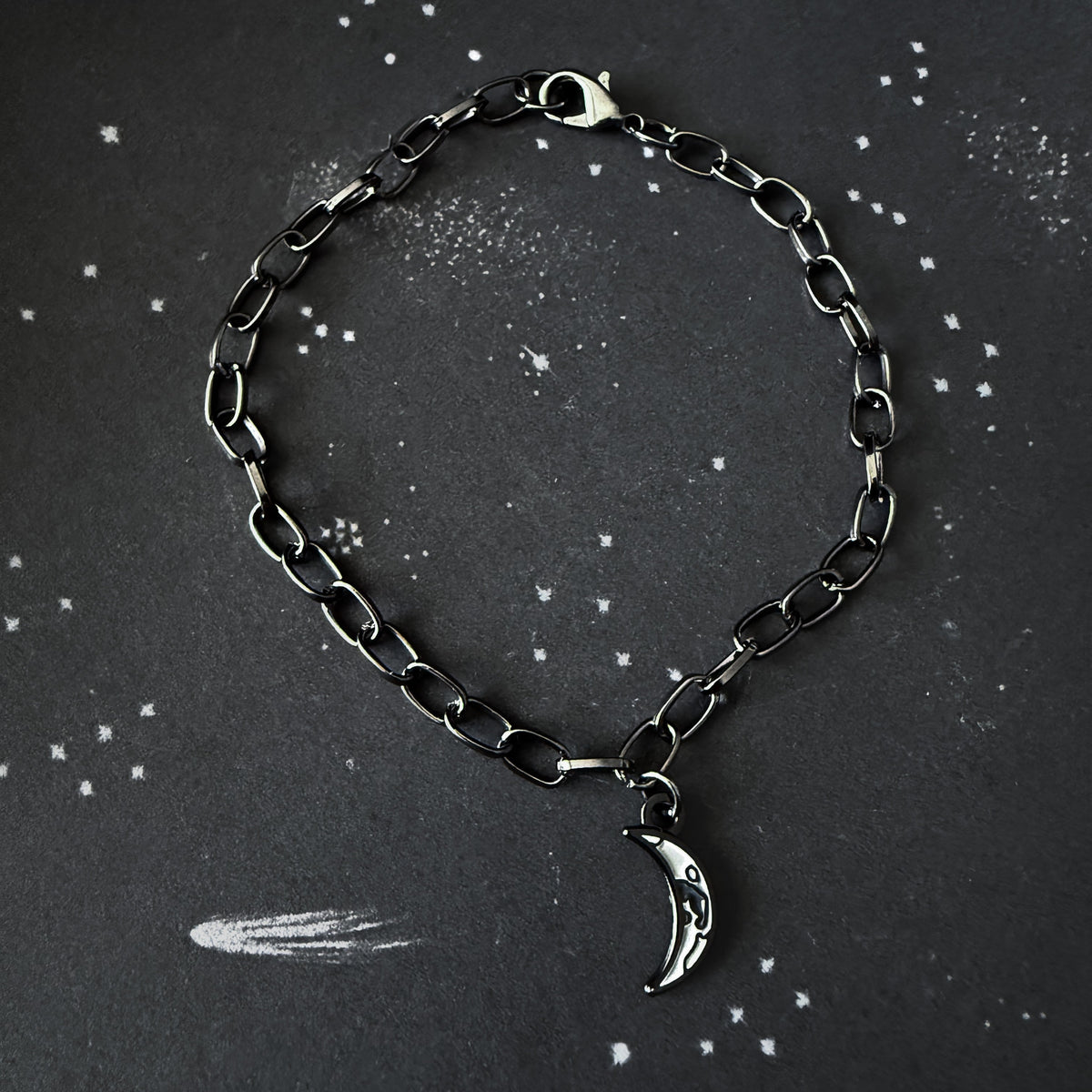 Galaxy Planet Enamel Charm Bracelet