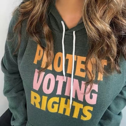 Protect Voting Rights Pullover Fleece