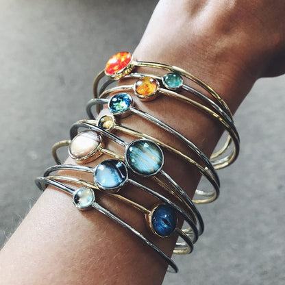 CLEARANCE Solar System Stacked Bangle Set