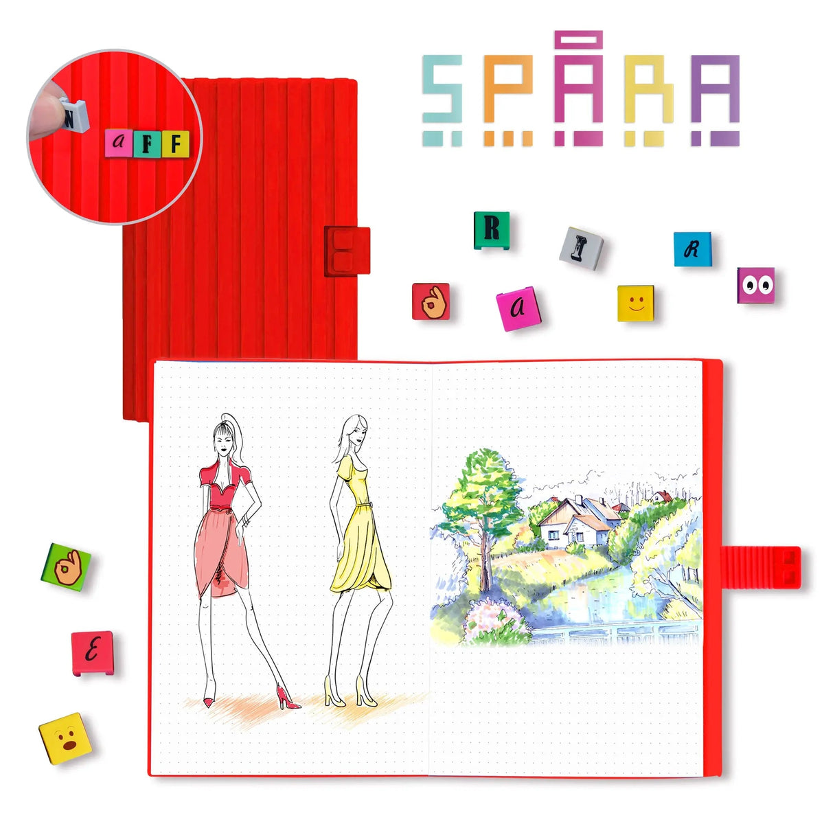 WAFF Spara With Slides Kit (Medium) Notebook (4" X 5.75")