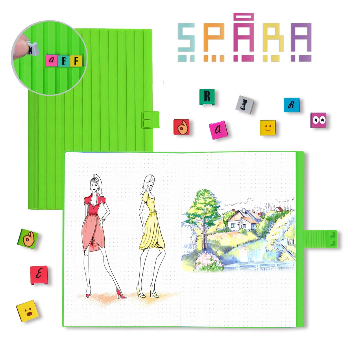 WAFF Spara With Slides Kit (Large) Notebook (5.75" X 8.25")