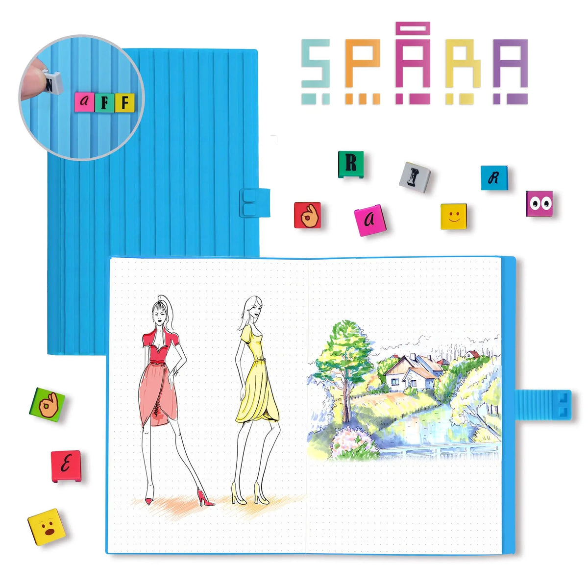 WAFF Spara With Slides Kit (Large) Notebook (5.75" X 8.25")