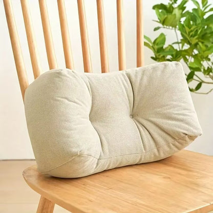Beige lumbar pillow 1PC