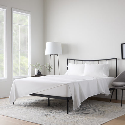 Weekender 90gsm Microfiber Sheet Set, King, White