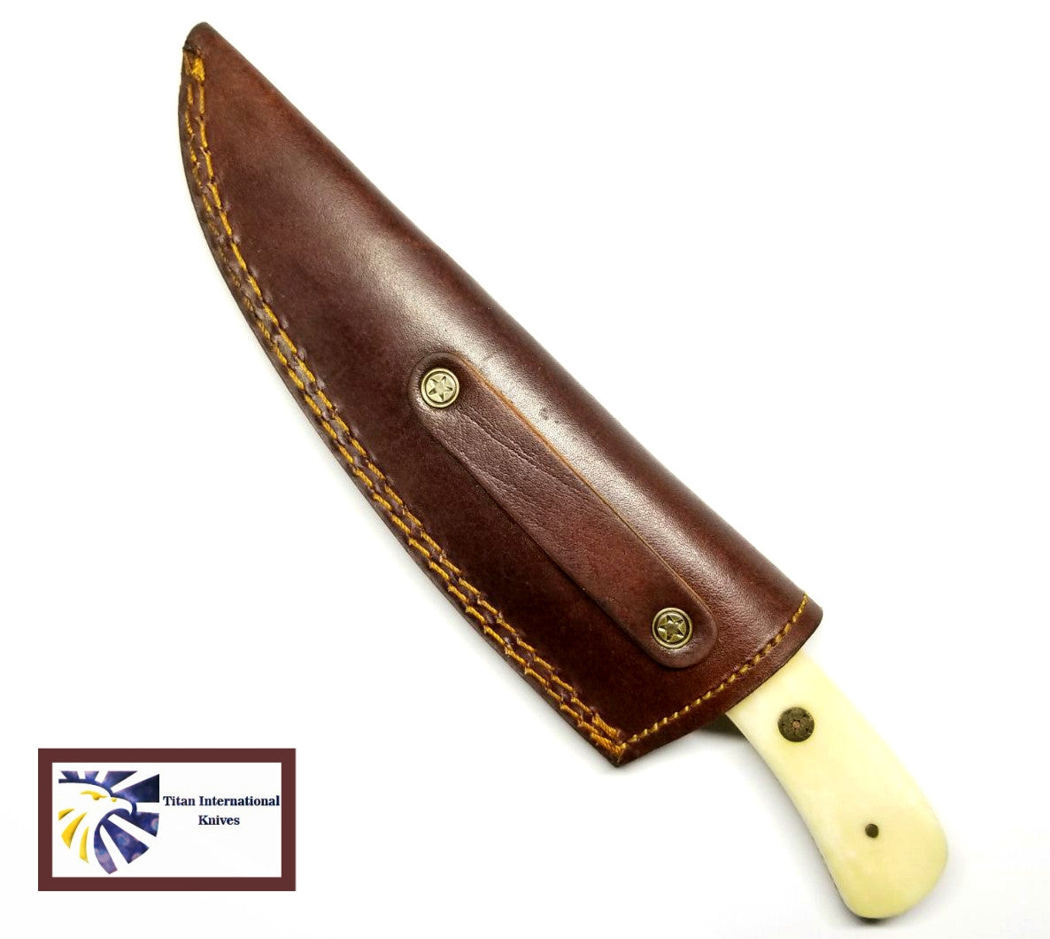 DAMASCUS STEEL HUNTING KNIFE by TITAN TD-172