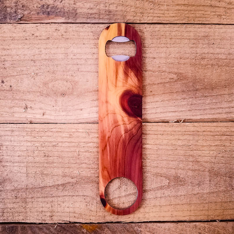 Wooden Bottle Opener | Handmade Speed Opener (Full Size)