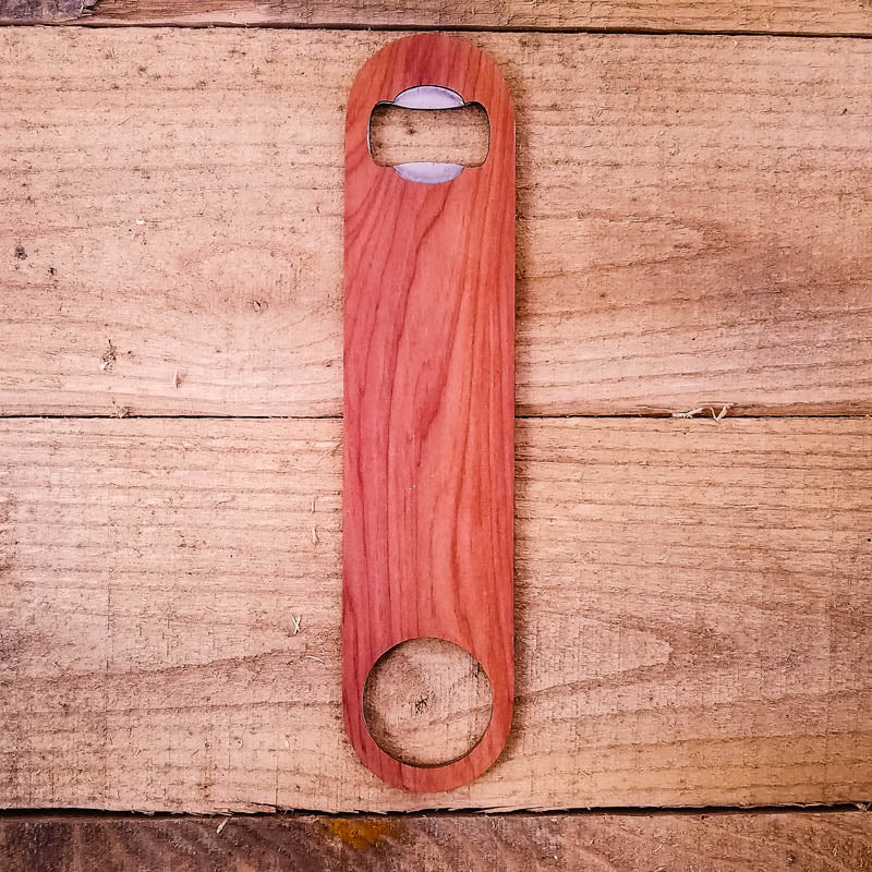 Wooden Bottle Opener | Handmade Speed Opener (Full Size)