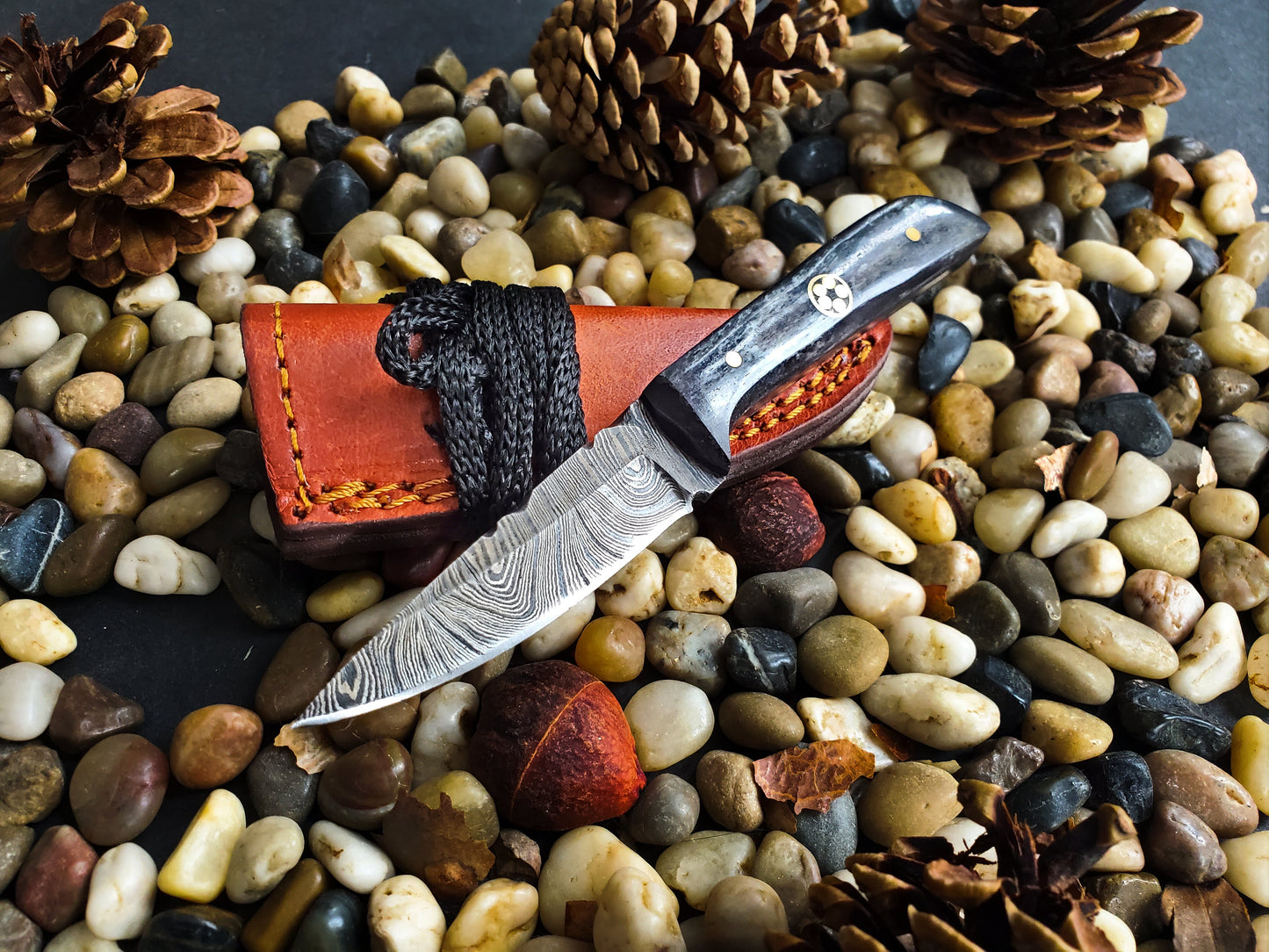 Hand Forged Damascus Knife Neck Knife TD-233