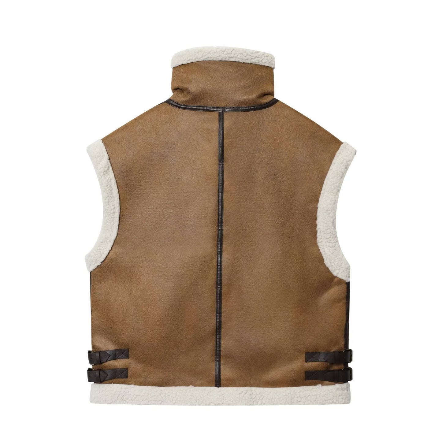 Women's Faux Shearling Leather Vest BYMANYC ® New York CONTEMPORARY VIBRANT MODERN FASHION - New Collection