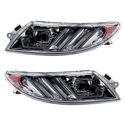 LED Headlights Assembly Compatible With International Durastar 4200 4300 4400 4900 2002-2018 Pair