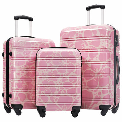 Hardshell Luggage Sets 3 pcs Spinner Suitcase with TSA Lock Lightweight-20'+24'+28' Luggages
