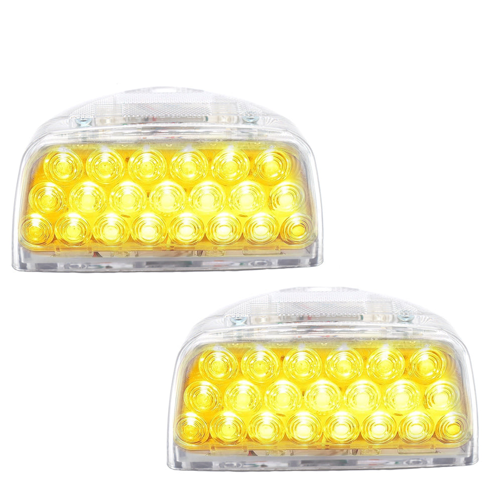 Compatible With Peterbilt Turn Signal Lights 31 LED Triangle 2Pcs