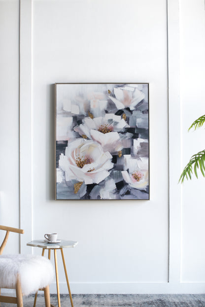 32.3x40.2' Sarah Framed Floral Wall Art, Large