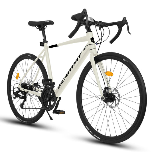 A28320R 700Cx28 Road Bike, Lightweight Aluminum Frame, Disc Brakes, 16-Speed, Fast Acceleration, Suitable for Men and Women, Ideal for High-Intensity Riding