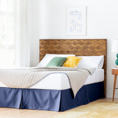 Linenspa 80gsm microfiber bedskirt, Cal King, Navy