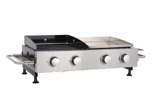 2 Burner Gas and PLANCHA Combo Grill