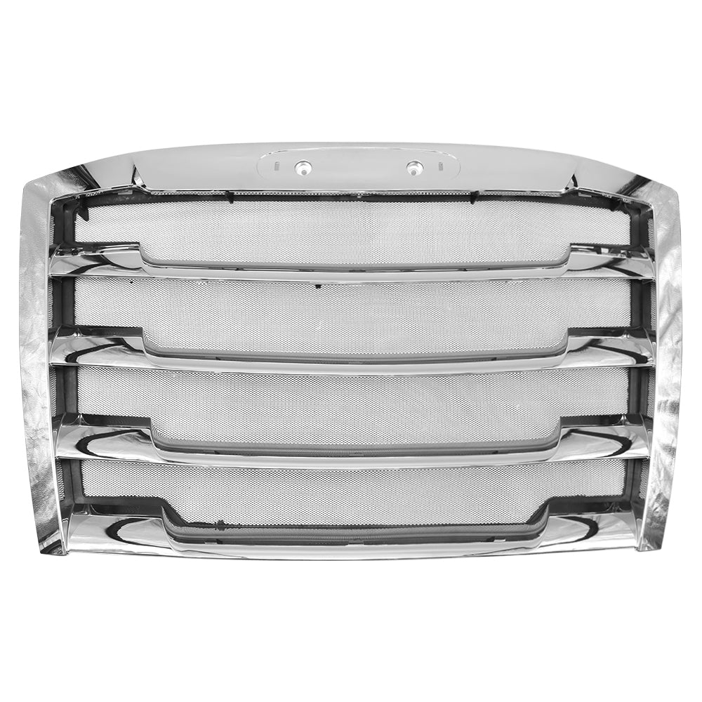 Chrome Front Grille Compatible With Freightliner Cascadia 2018+ With Bug Screen