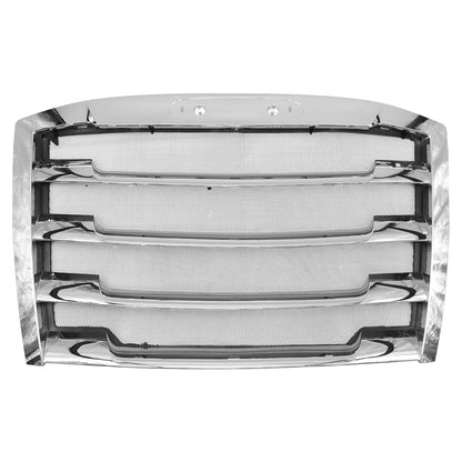 Chrome Front Grille Compatible With Freightliner Cascadia 2018+ With Bug Screen