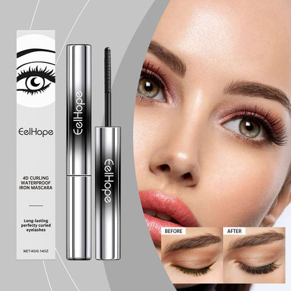 Eelhope 4d Curling Iron Mascara, Natural, Thin, Volumizing, Waterproof, Sweat Resistant Mascara