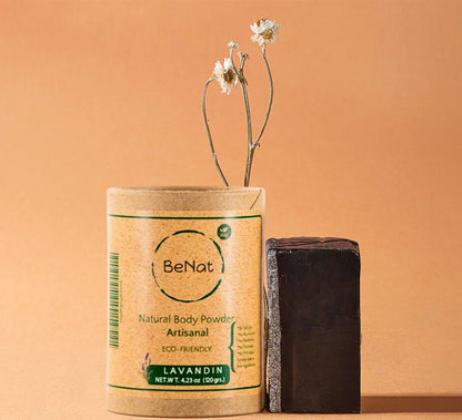 2-Pack Talc-Free Natural Body and Deodorant Powder