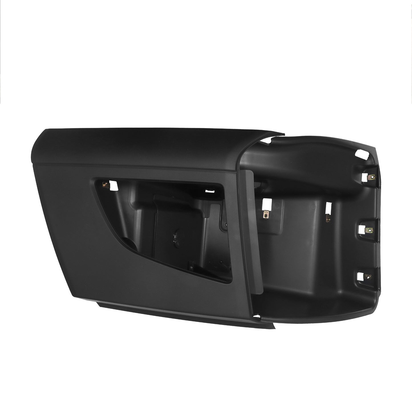 Black Corner Bumper Compatible With 2018+ Volvo VNL With Fog Light Hole Passenger Side