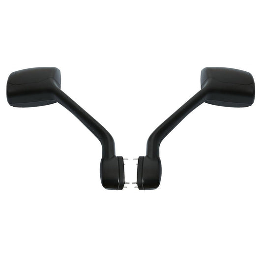 Fit For Kenworth T680 & Peterbilt 579/587 Black Hood Mirrors Pair