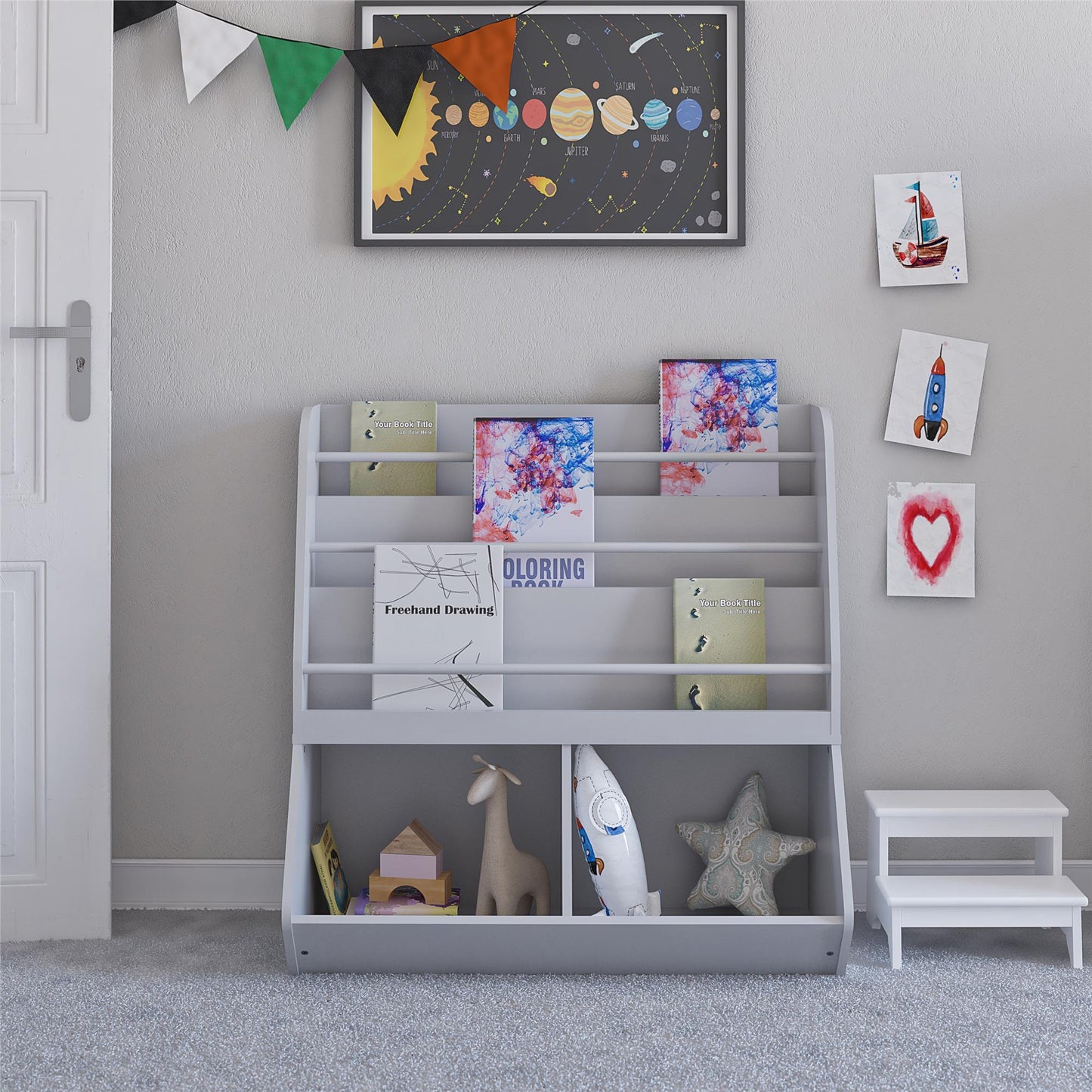 Tyler Kids Book and Toy Storage