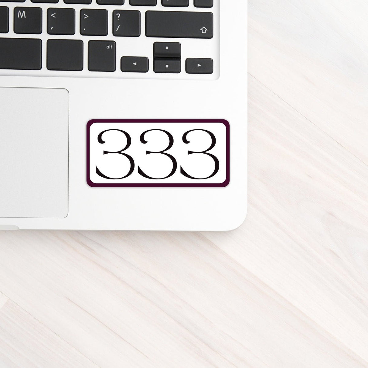333 Angel Number Growth and Support Sticker