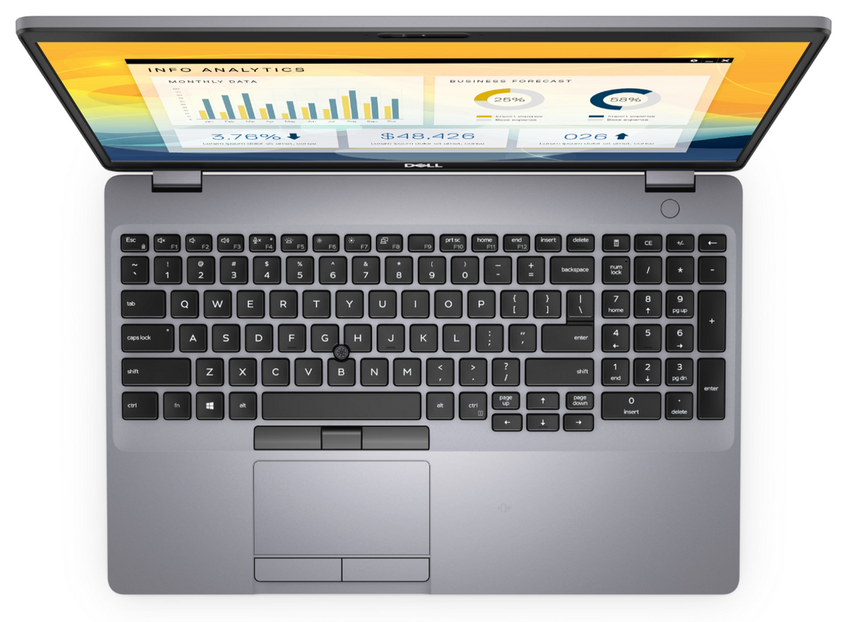 Dell Precision 3550 15.6" Laptop- 10th Gen Intel Six Core I7, 8GB-32GB RAM, Hard Drive or Solid State Drive, Windows 11 PRO