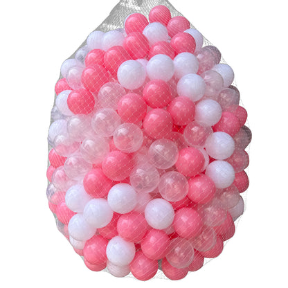 Ball Pit Balls 200 Count for Kids, Colorful Phthalate Free BPA Free Baby Toddler Play Balls for Kids Toddlers - Safe, Crushproof, Lightweight, Durable Spheres-Pink