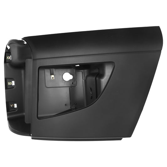 Black Corner Bumper Compatible With 2018+ Volvo VNL With Fog Light Hole Driver Side