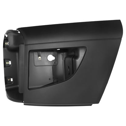 Black Corner Bumper Compatible With 2018+ Volvo VNL With Fog Light Hole Driver Side