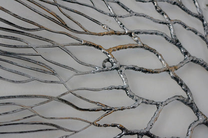 Metal Wall Art: Large Wrought Iron Coral  20.5"