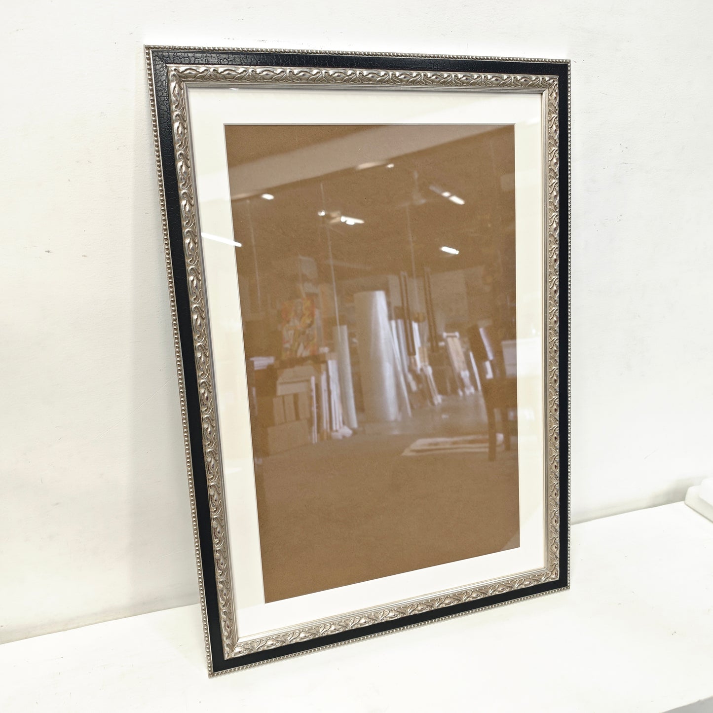 20x28 Inches Solid Wood Picture Frame – Replaceable Canvas Art Frame with Organic Glass, Elegant Framed Wall Decor for Living Room and Bedroom