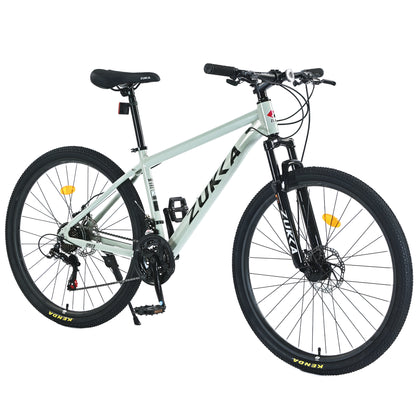 27.5 Inch Wheels 21 Speed Mountain Bike, for Men Women Boys and Girls, Front Suspension,Aluminum Alloy Frame