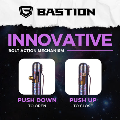 ORION NEBULA - TITANIUM - BASTION® BOLT ACTION PEN