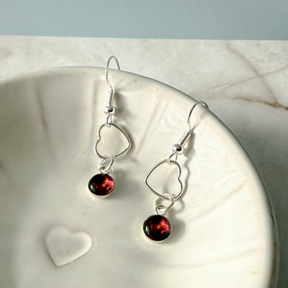Heart of the Cosmos Sterling Silver Earrings